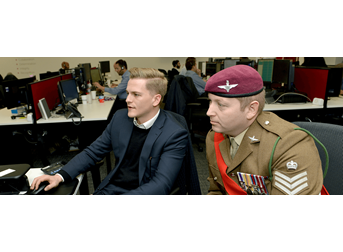 moneycorp host charity trading day to raise awareness for injured and
serving soldiers